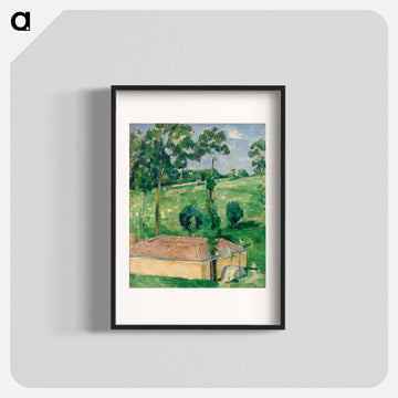 The Spring House - Paul Cezanne Poster.