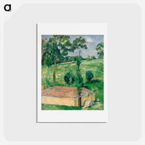 アートポストカード-The Spring House - ポール セザンヌ Postcard.