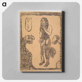 アートパネル-Eve - ポール ゴーギャン Canvas.