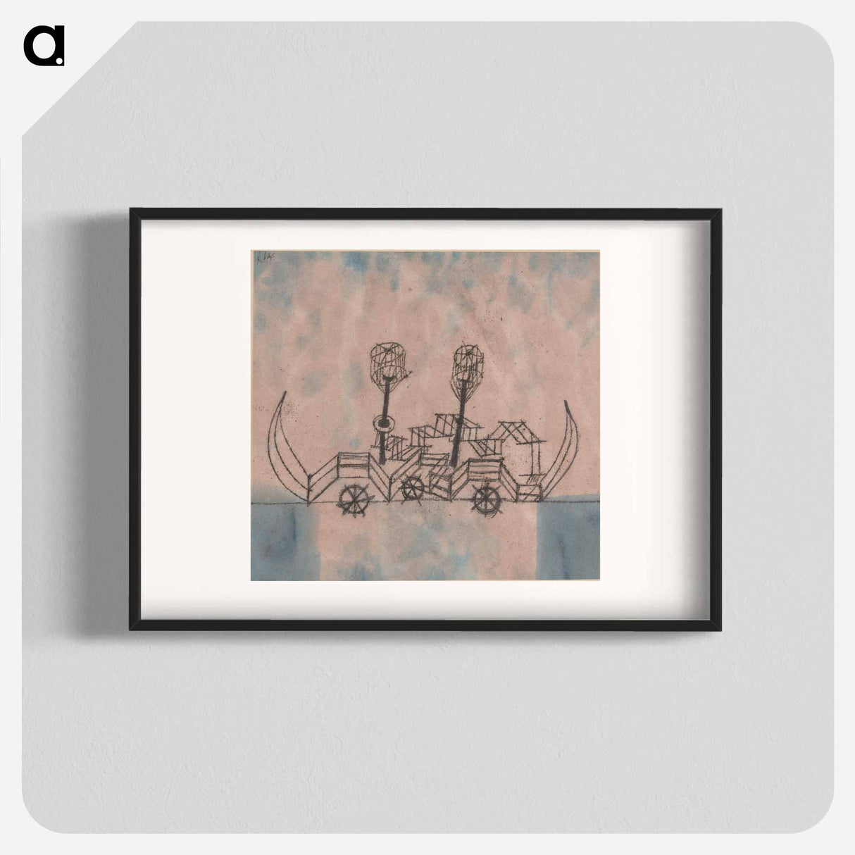 Alter Dampfer (Old Steamboat)
 - パウル クレー Poster.