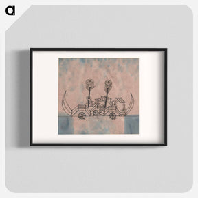 アートポスター-Alter Dampfer (Old Steamboat)
 - パウル クレー Poster.