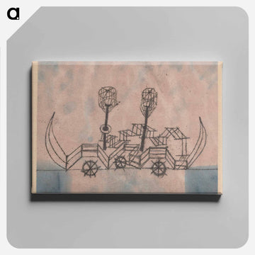 Alter Dampfer (Old Steamboat)
 - パウル クレー Canvas.