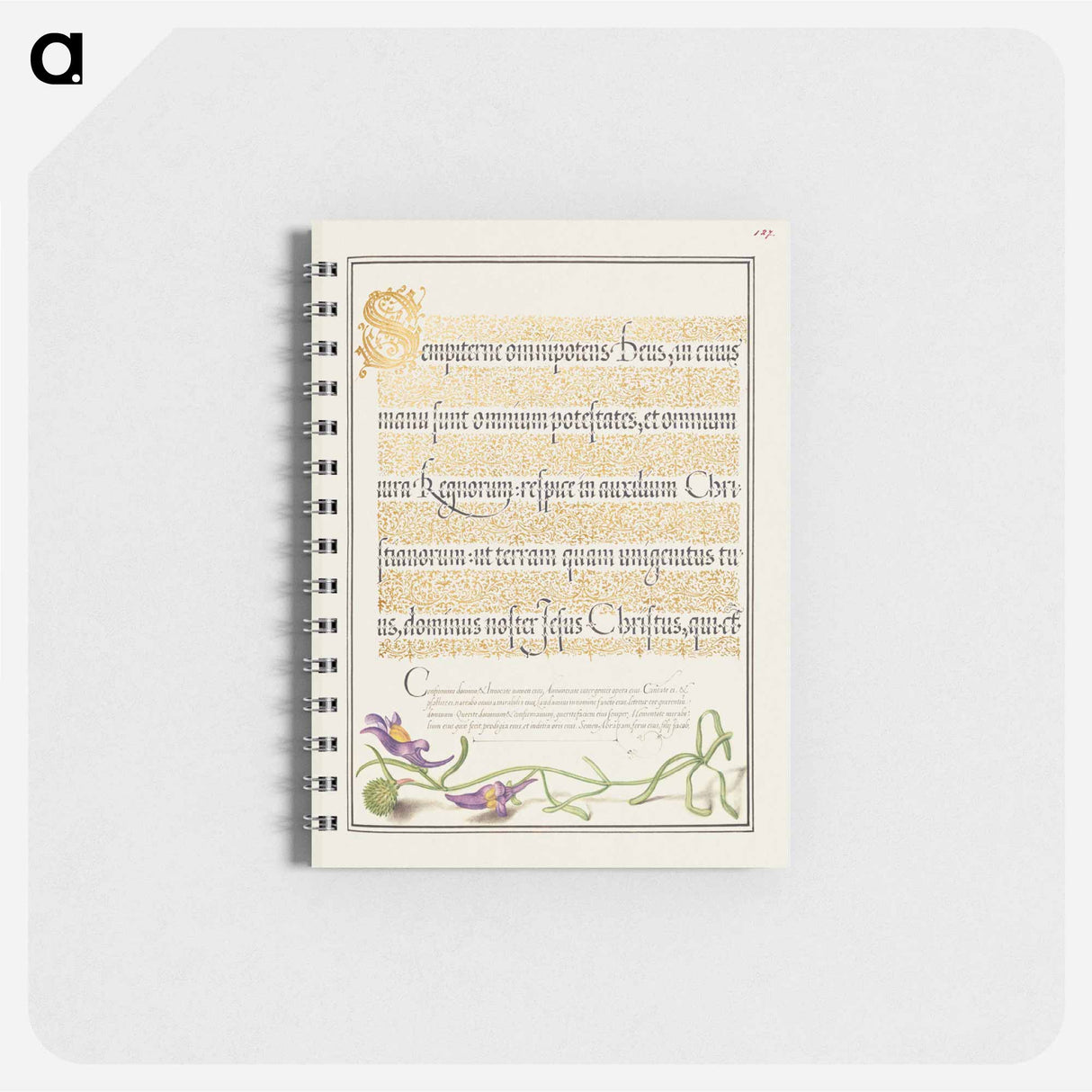 アートメモ帳-Toadflax from Mira Calligraphiae Monumenta
 - 書道のお手本 Memo.