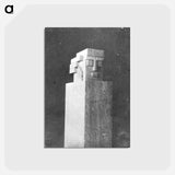 アートポストカード-Banister post, Huis De Lange, Alkmaar - テオ ファン ドゥースブルフ Postcard.