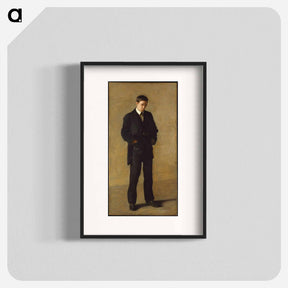 アートポスター-The Thinker (Portrait of Louis Kenton) - トーマス エイキンズ Poster.