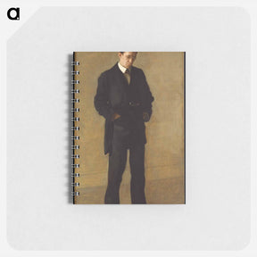 アートメモ帳-The Thinker (Portrait of Louis Kenton) - トーマス エイキンズ Memo.