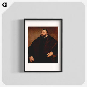 アートポスター-Portrait of the Great Elector John Frederick of Saxony - ティツィアーノ ヴェチェッリオ Poster.