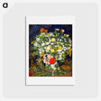 アートポストカード-Bouquet of Flowers in a Vase - フィンセント ファン ゴッホ Postcard.