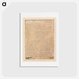 アートポストカード-Jerusalem, Plate 52, "To the Deists" - ウィリアム ブレイク Postcard.