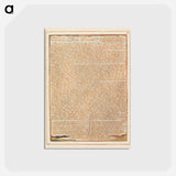 アートポストカード-Jerusalem, Plate 52, "To the Deists" - ウィリアム ブレイク Postcard.