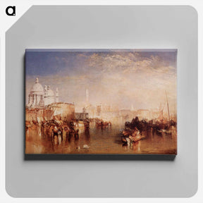アートパネル-Venice, seen from the Giudecca Canal - ウィリアム ターナー Canvas.