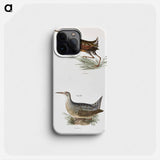 Saltwater Meadow-hen (Rallus elegans)  Freshwater Meadow-hen (Rallus crepitans) - ニューヨークの動物学 Phone Case.