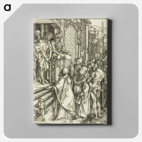 アートパネル-Ecce Homo - The Presentation of Christ - アルブレヒト デューラー Canvas.