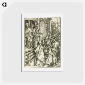 アートポストカード-Ecce Homo - The Presentation of Christ - アルブレヒト デューラー Postcard.