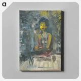 Seated woman - アーノルド ピーター ワイズ クビンチャン Canvas.