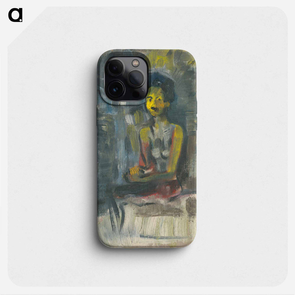 Seated woman - アーノルド ピーター ワイズ クビンチャン Phone Case.