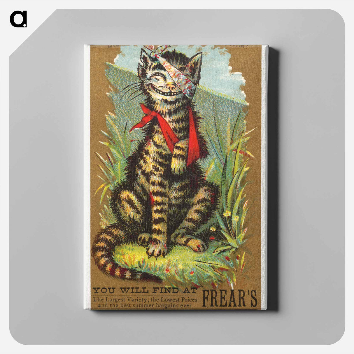 アートパネル-Injured Cat at Frear's
 - ボストン公共図書館 Canvas.
