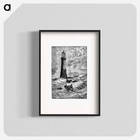 アートポスター-Eddystone Lighthouse
 - 大英図書館 Poster.