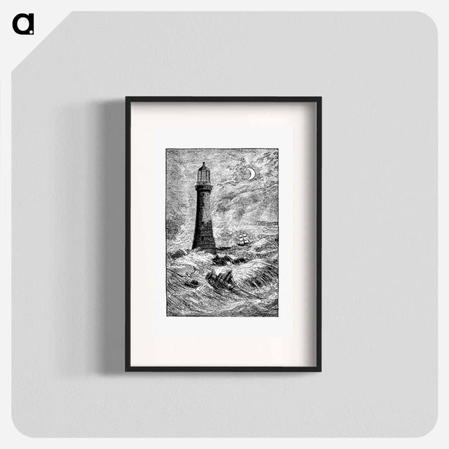 アートポスター-Eddystone Lighthouse
 - 大英図書館 Poster.