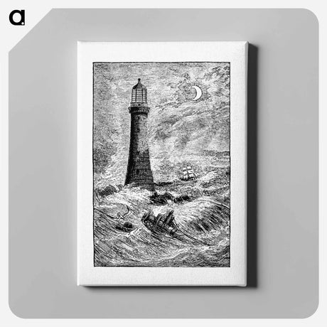 アートパネル-Eddystone Lighthouse
 - 大英図書館 Canvas.