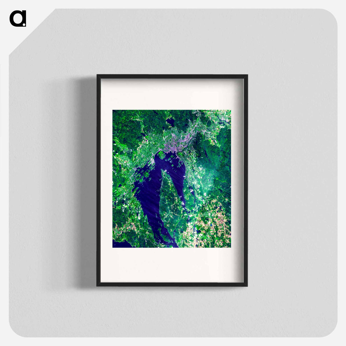 アートポスター-Oslo from Space
 - 上空からの地球 Poster.