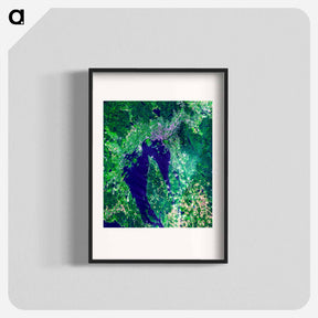 アートポスター-Oslo from Space
 - 上空からの地球 Poster.