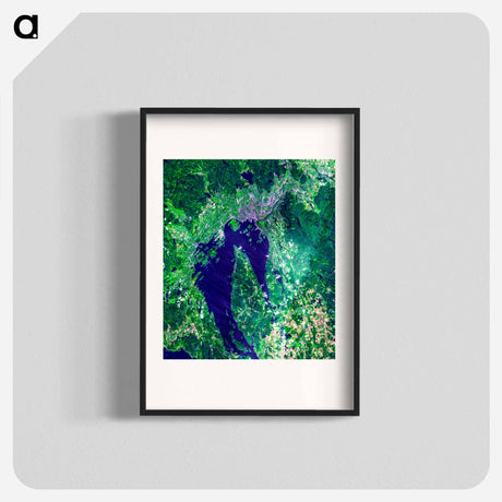 アートポスター-Oslo from Space
 - 上空からの地球 Poster.