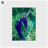 アートポストカード-Oslo from Space
 - 上空からの地球 Postcard.