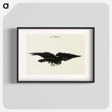 Flying Raven - エドゥアール マネ Poster.