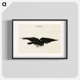 アートポスター-Flying Raven - エドゥアール マネ Poster.