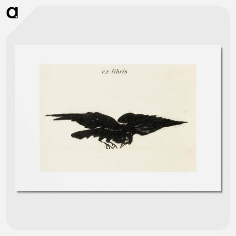 アートポスター-Flying Raven - エドゥアール マネ Poster.