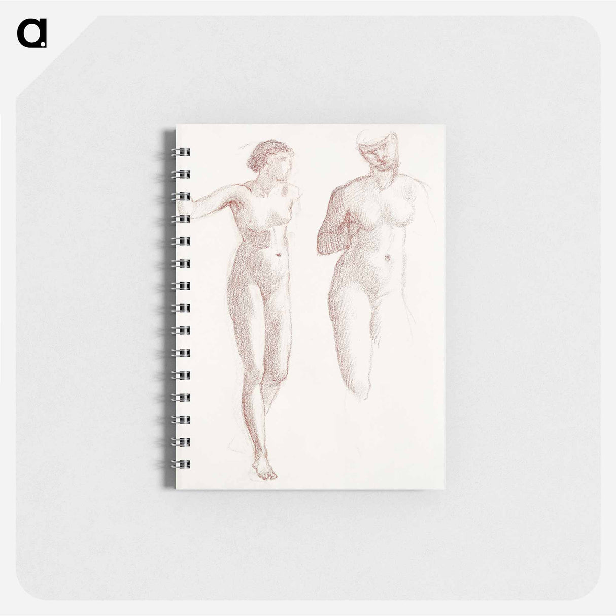 アートメモ帳-Cupid and Psyche - Female Nude - Two Studies - エドワード バーン ジョーンズ Memo.