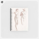 アートメモ帳-Cupid and Psyche - Female Nude - Two Studies - エドワード バーン ジョーンズ Memo.
