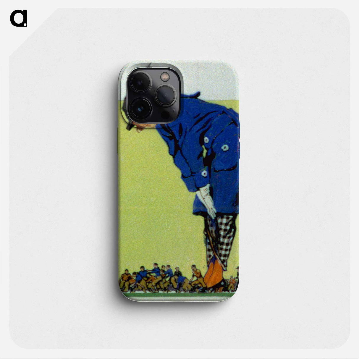 The overshadowed game - Edward Penfield Phone Case.