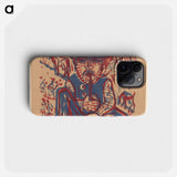 Smoking Peasant - Ernst Ludwig Kirchner Phone Case.