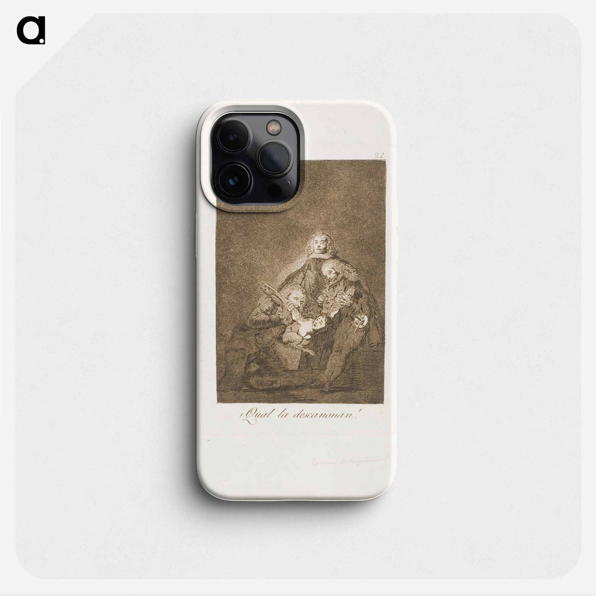 How they Pluck Her - Francisco de Goya Phone Case.