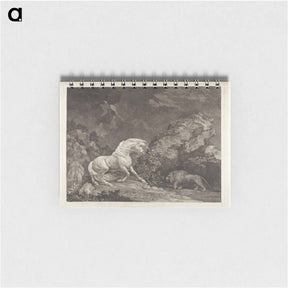 アートメモ帳-A Horse Frightened by a Lion
 - ジョージ スタッブス Memo.