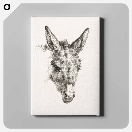 アートパネル-Head of a donkey - ジャン ベルナール Canvas.