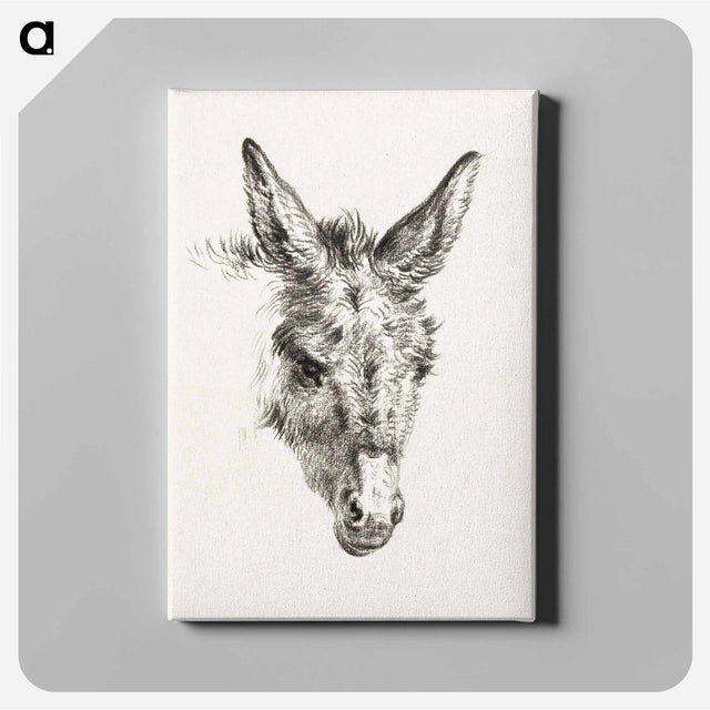 アートパネル-Head of a donkey - ジャン ベルナール Canvas.