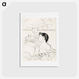 アートポストカード-The Lamp - メアリー カサット Postcard.