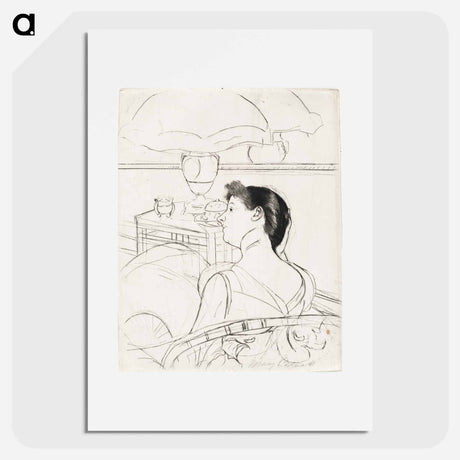 アートポスター-The Lamp - メアリー カサット Poster.
