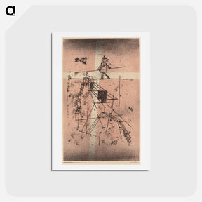 アートポストカード-The Tight Rope Walker (Seiltänzer)
 - パウル クレー Postcard.