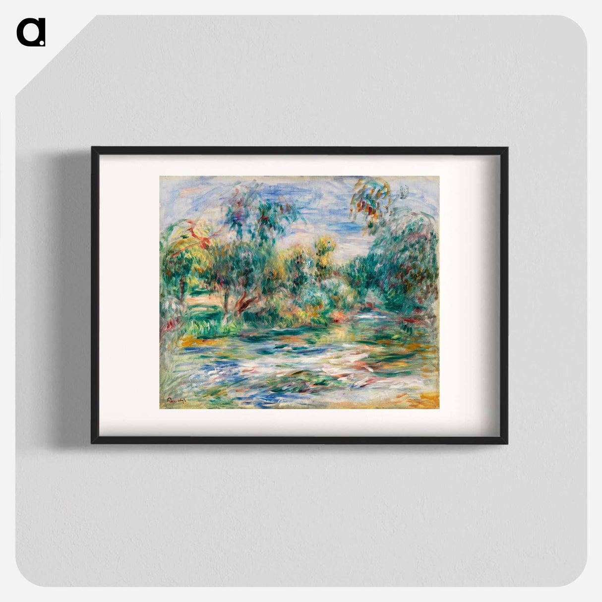 Landscape (Paysage) - Pierre-Auguste Renoir Poster.