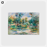 アートポストカード-Landscape (Paysage) - ピエール オーギュスト ルノワール Postcard.