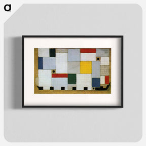 アートポスター-Color design for the ceiling of the Cafe Brasserie - テオ ファン ドゥースブルフ Poster.