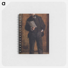アートメモ帳-Portrait of Leslie W. Miller - トーマス エイキンズ Memo.