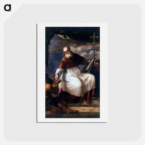 アートポストカード-St John the Almsgiver - ティツィアーノ ヴェチェッリオ Postcard.