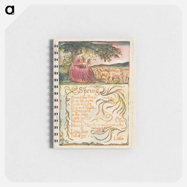 アートメモ帳-Songs of Innocence and of Experience: Spring - ウィリアム ブレイク Memo.