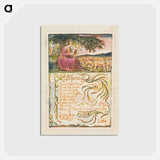 アートポストカード-Songs of Innocence and of Experience: Spring - ウィリアム ブレイク Postcard.
