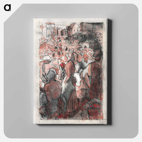 アートパネル-The Market at Gisors
 - イェール大学アートギャラリー Canvas.